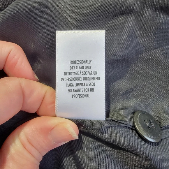 NWT Petite Sophisticate Classic Black Pinstripe 4 Button Blazer Jacket Size 12P - Picture 8 of 12